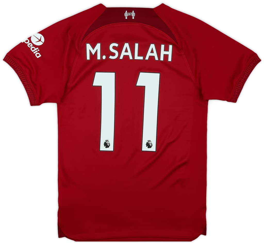 2022-23 Liverpool Home Shirt M.Salah #11 - 8/10 - (XS)