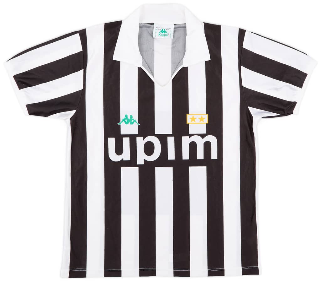1991-92 Juventus Basic Home Shirt - 9/10 - (M)