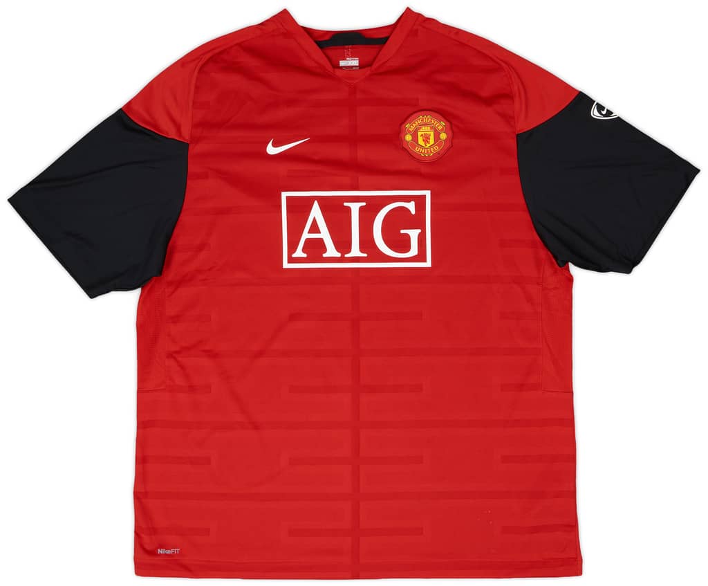 2009-10 Manchester United Nike Training Shirt - 8/10 - (XXL)