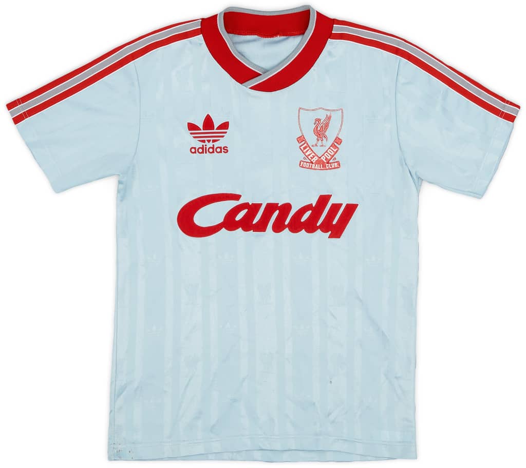 1988-89 Liverpool Away Shirt - 7/10 - (M.Boys)
