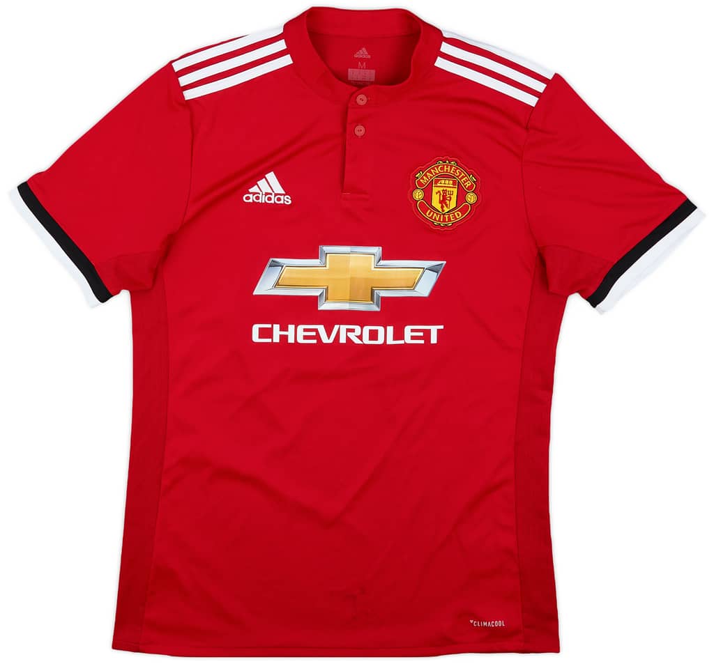 2017-18 Manchester United Home Shirt Young #18 - 7/10 - (M)