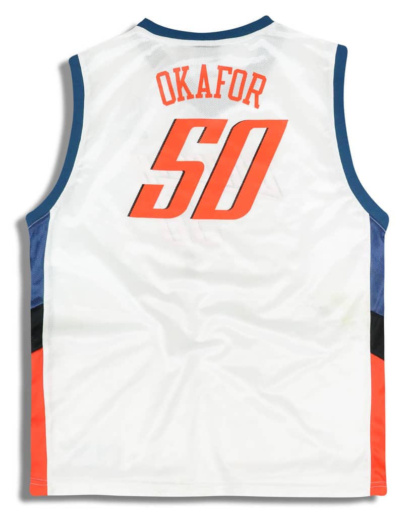 2004-06 Charlotte Bobcats Okafor #50 Reebok Jersey (Home) Y