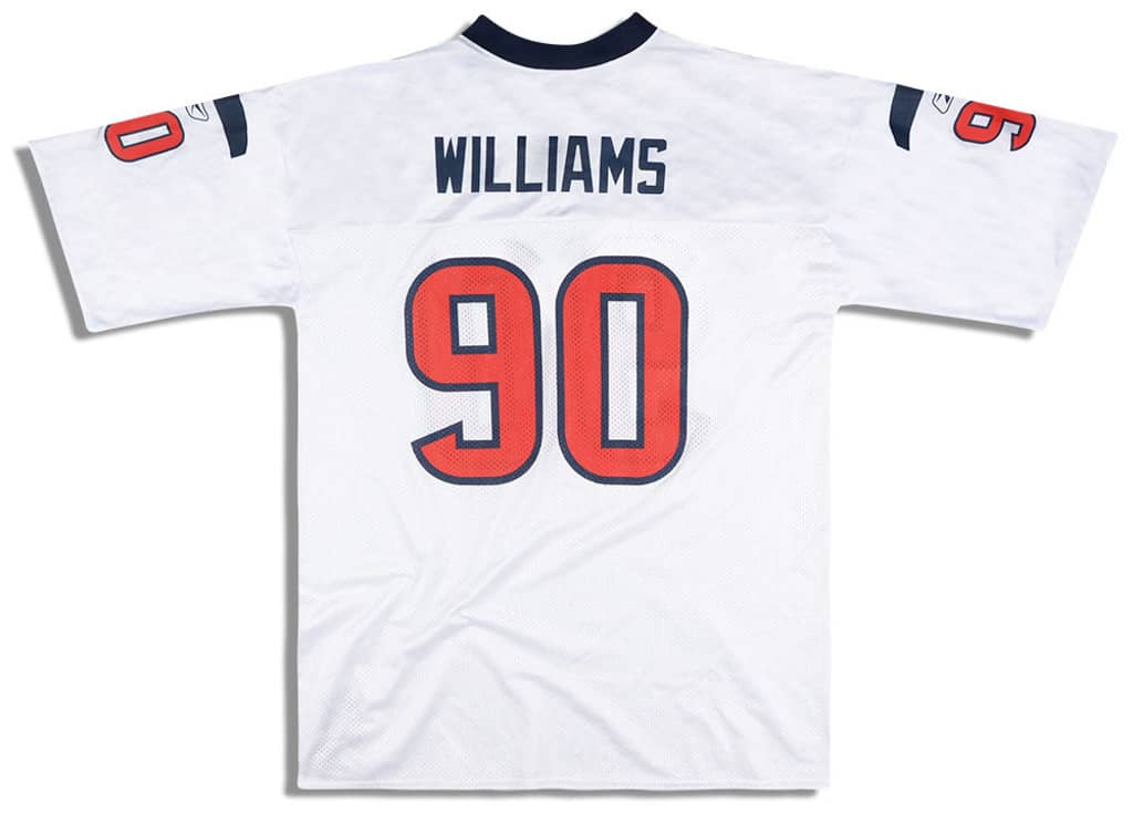 2006 Houston Texans Williams #90 Reebok Replica Jersey (Away) XL