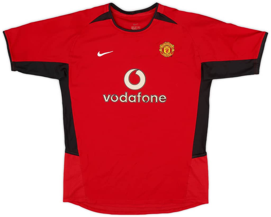 2002-04 Manchester United Home Shirt - 6/10 - (XL.Boys)