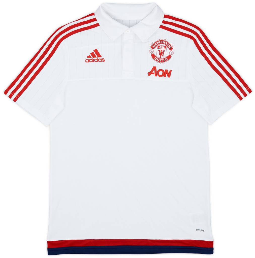 2015-16 Manchester United adidas Polo Shirt - 9/10 - (XL.Boys)