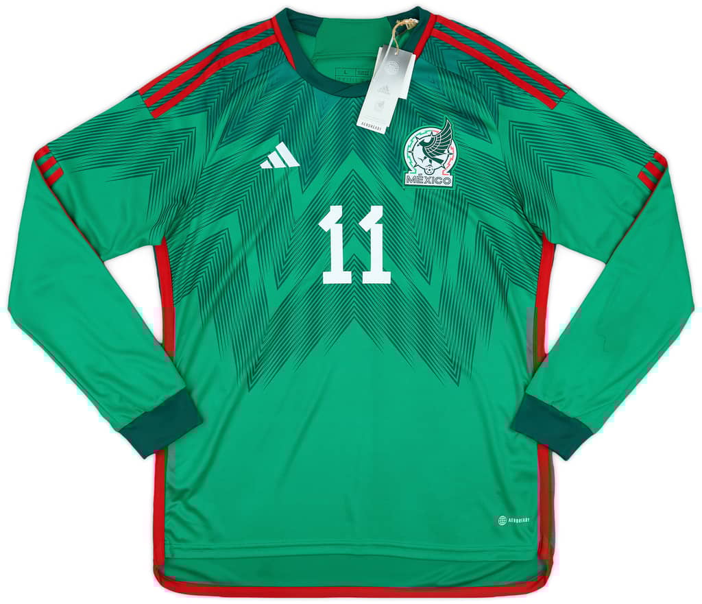 2022-23 Mexico Home L/S Shirt S.Gimenez #11