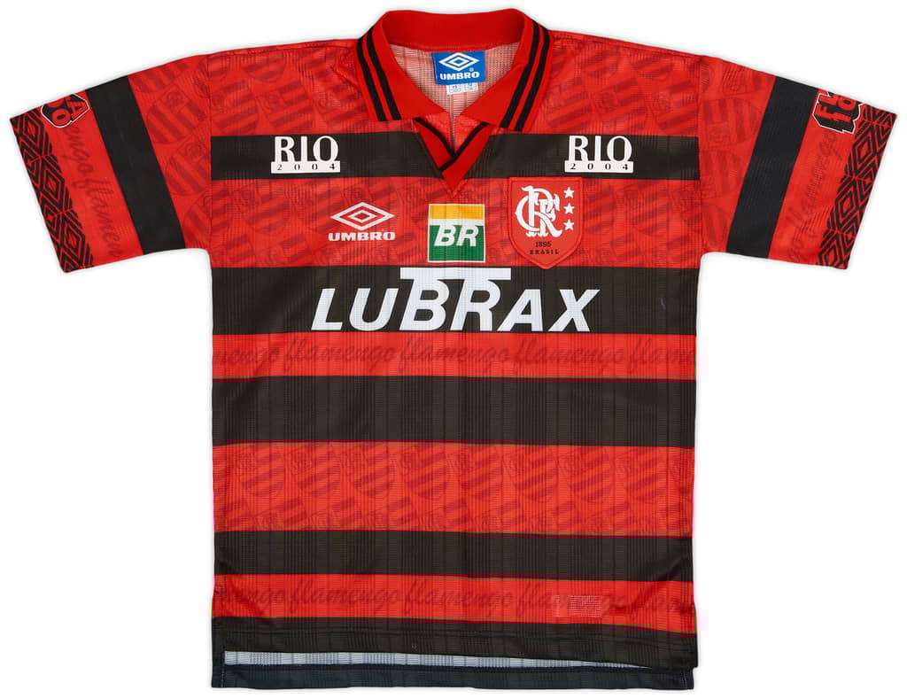 1995-96 Flamengo Centenary Home Shirt #11 - 9/10 - (S.Boys)
