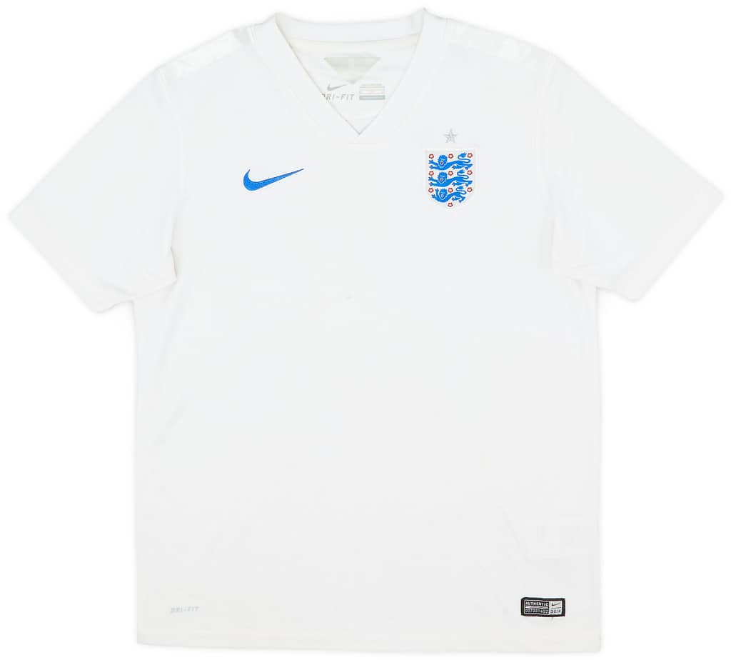 2014-15 England Home Shirt - 5/10 - (XL.Boys)