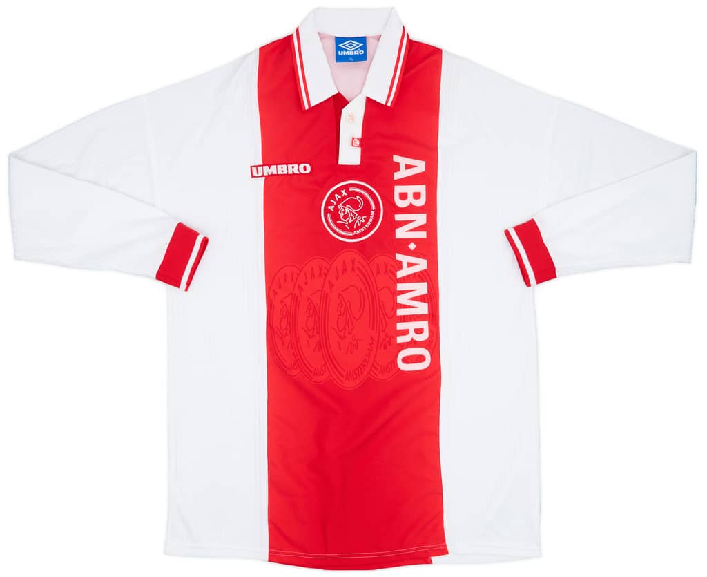 1997-98 Ajax Match Worn UEFA Cup Home L/S Shirt Dani #14