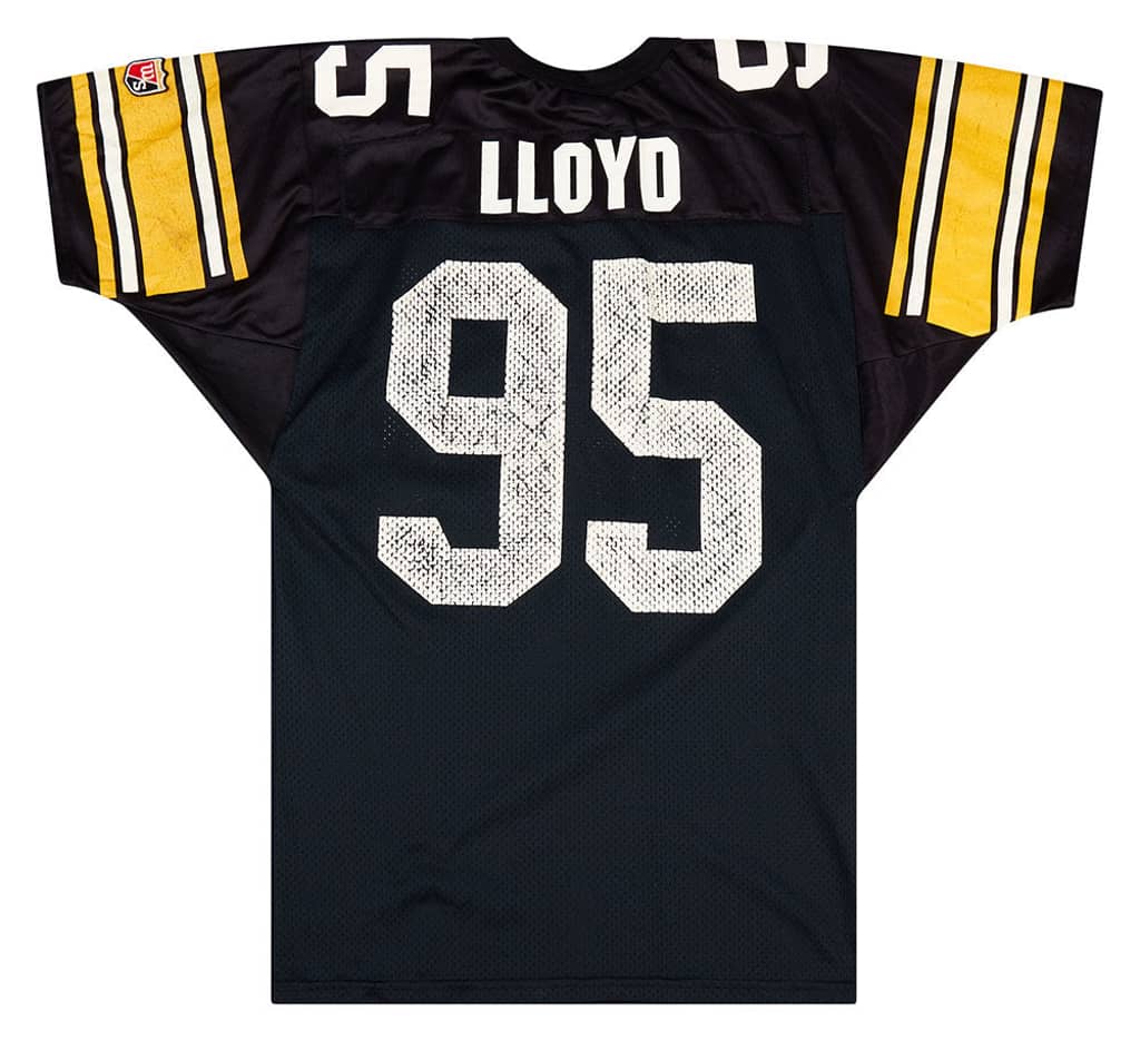 1990-96 Pittsburgh Steelers Lloyd #95 Wilson Jersey (Home) M