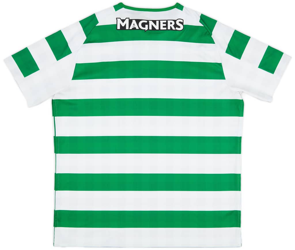 2018-19 Celtic Home Shirt - 8/10 - (XL)