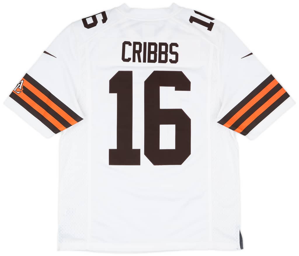 2012 Cleveland Browns Cribbs #16 Nike Premier Away Jersey - 8/10 - (M)