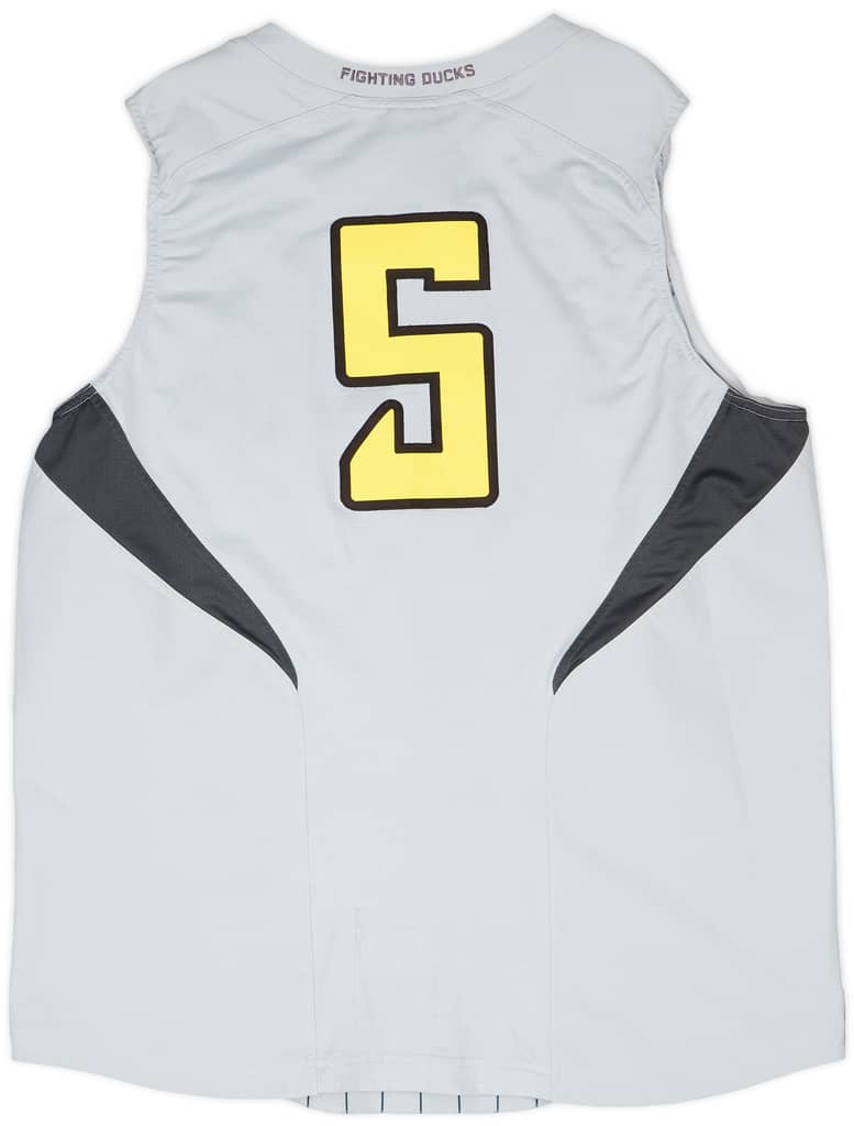 2014 Oregon Ducks Reed #5 Team Issued Nike Away Jersey - 7/10 - (XL)