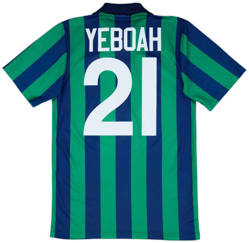 1995-96 Leeds United Third Shirt Yeboah #21 - 7/10 - (S)