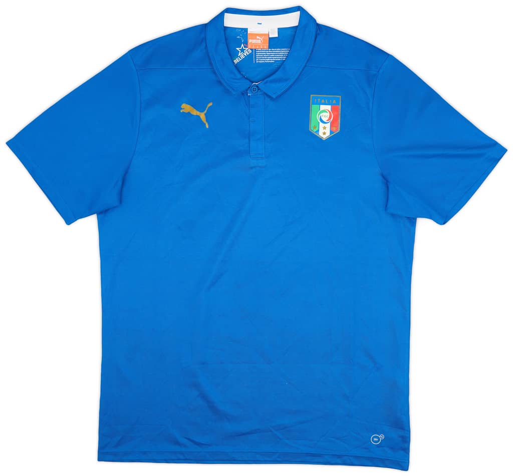 2014-15 Italy Basic Home Shirt - 8/10 - (XL)