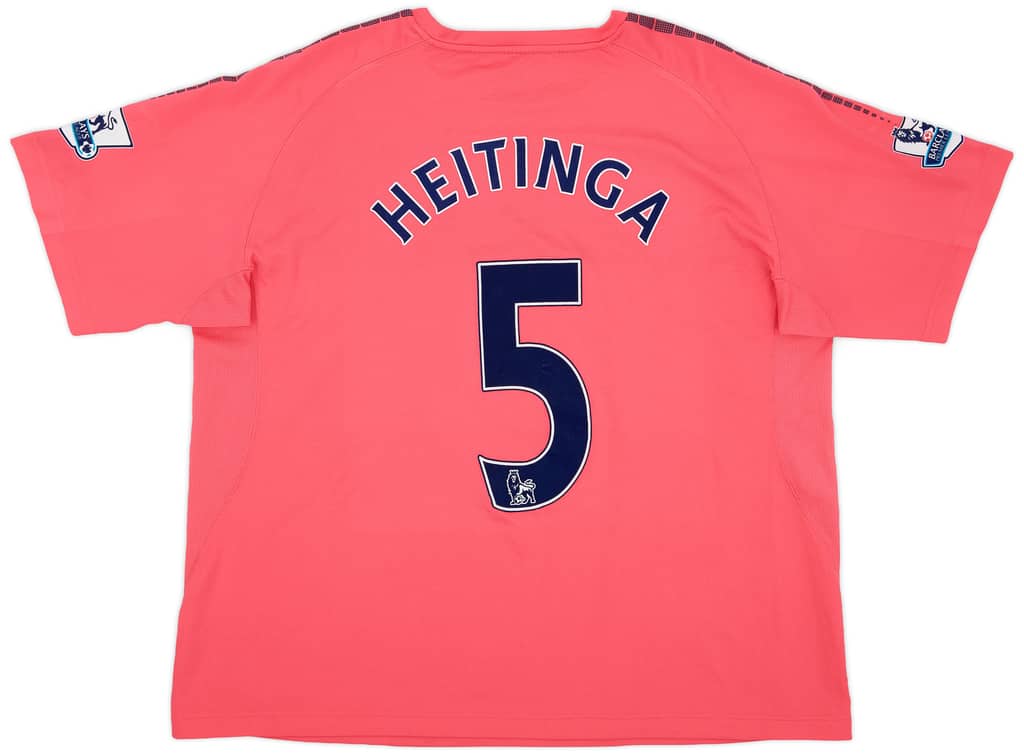 2010-11 Everton Away Shirt Heitinga #5 - 8/10 - (XXL)