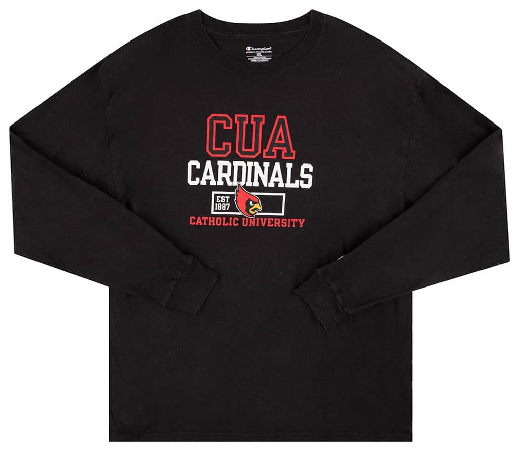 2010s Catholic University Cardinals Champion L/S Tee XL