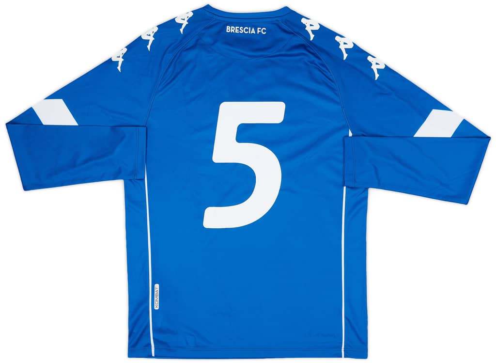 2020-21 Brescia Home L/S Shirt #5 - 9/10 - (M)