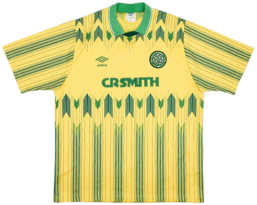 1989-91 Celtic Away Shirt - 8/10 - (L)