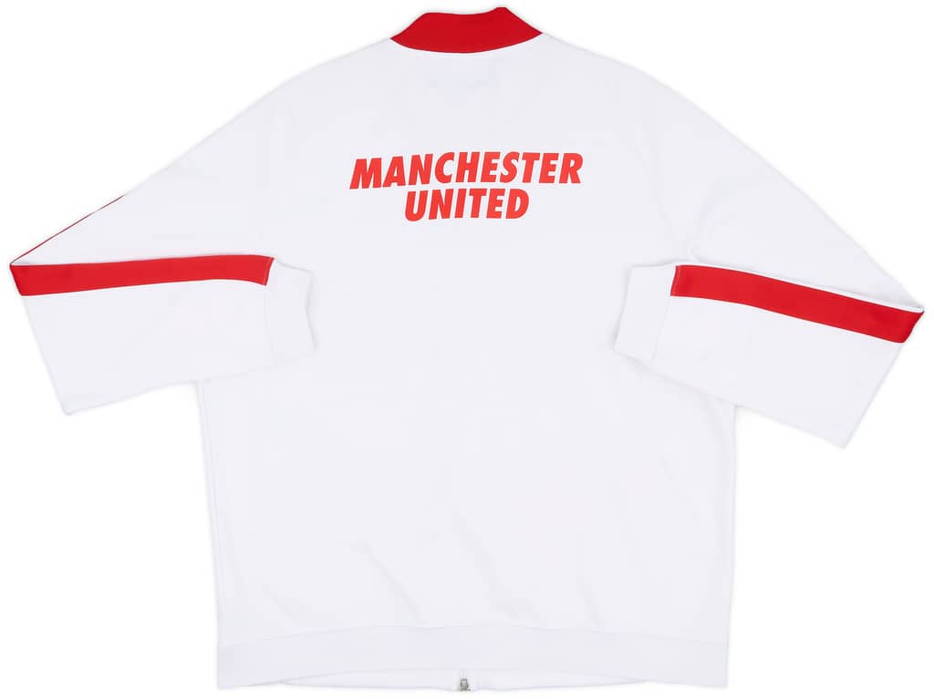 2015-16 Manchester United adidas Track Jacket - 9/10 - (XL)