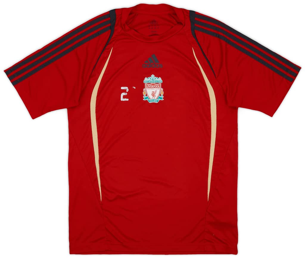 2009-10 Liverpool Player Issue adidas Training Shirt #2 - 5/10 - (M)