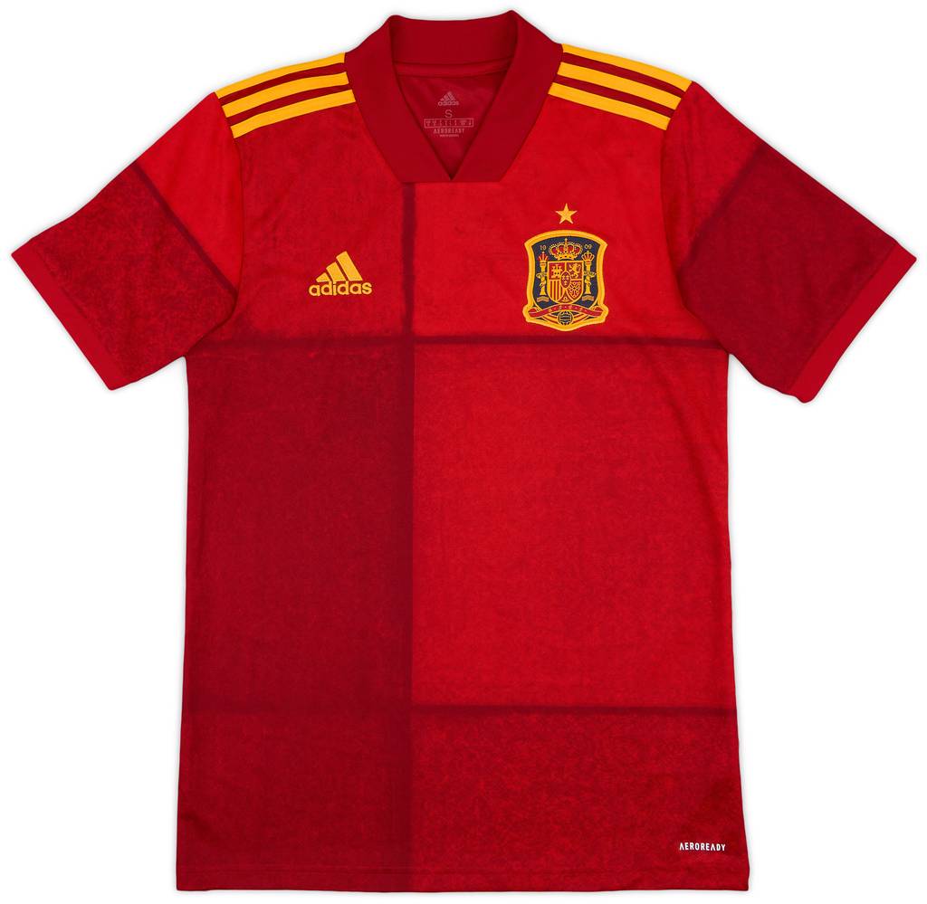 2020-21 Spain Home Shirt - 10/10 - (S)