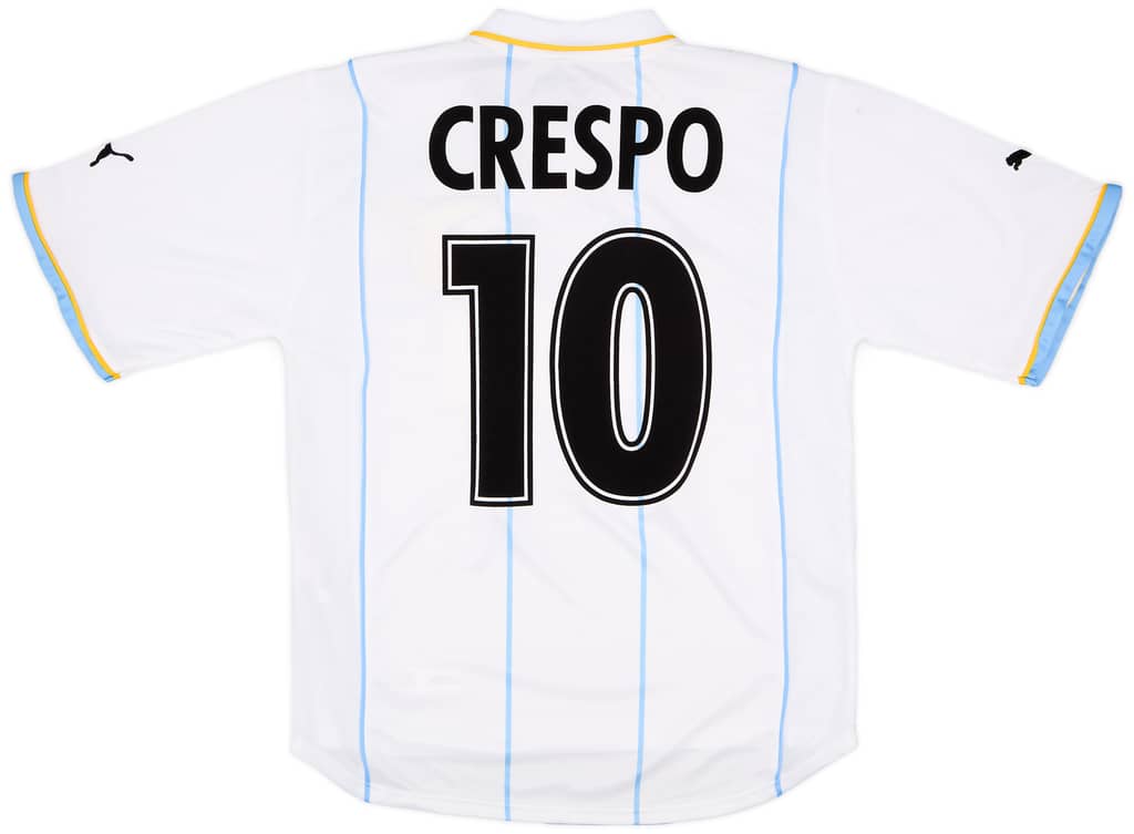 2001-02 Lazio European Home Shirt Crespo #10 (S)