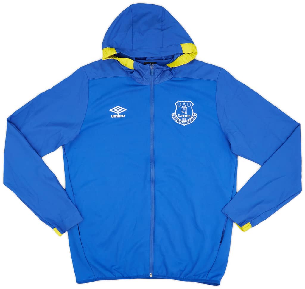 2015-16 Everton Umbro Hooded Track Jacket - 9/10 - (L)