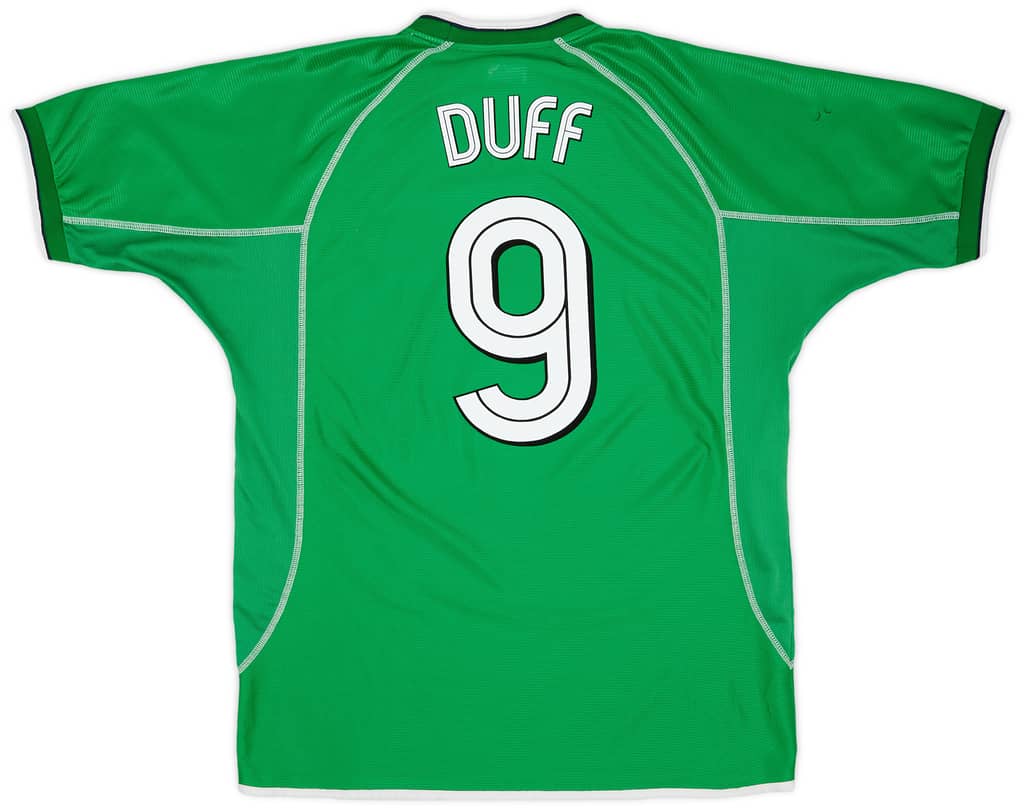 2001-03 Ireland Home Shirt Duff #9 - 7/10 - (XL)