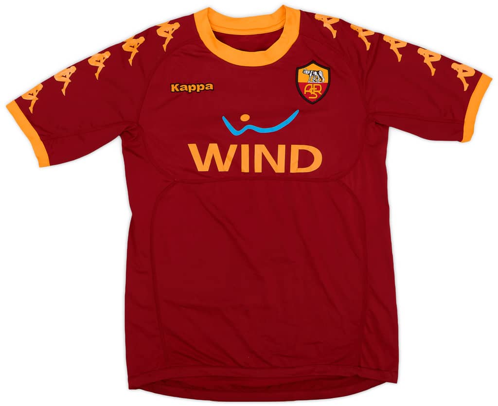 2010-11 Roma Home Shirt - 7/10 - (XL.Boys)