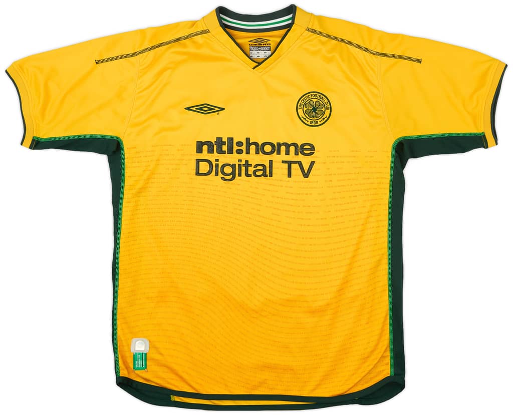 2002-03 Celtic Away Shirt Larsson #7 - 8/10 - (L)