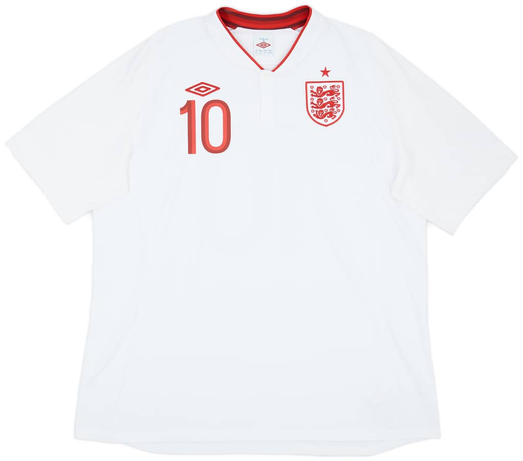 2012-13 England Home Shirt Rooney #10 - 8/10 - (3XL)