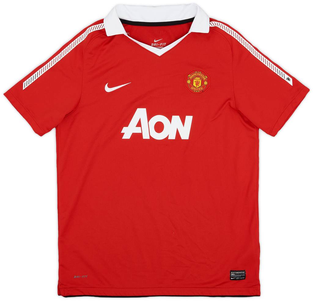 2010-11 Manchester United Home Shirt - 8/10 - (XL.Boys)