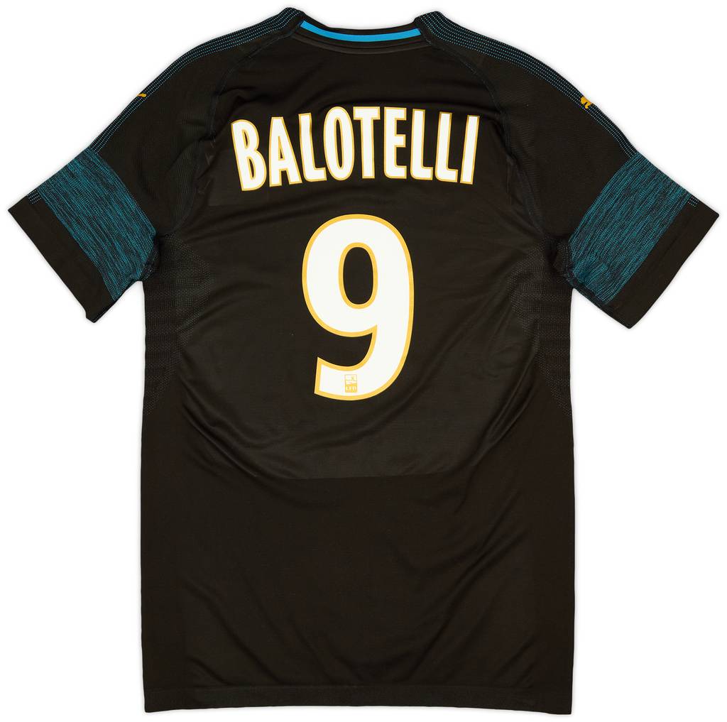 2018-19 Olympique Marseille EvoKnit Player Issue Away Shirt Balotelli #9 (XL)