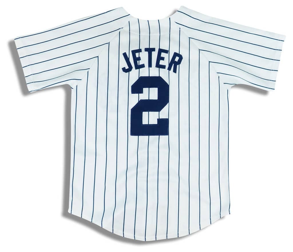 2004-08 New York Yankees Jeter #2 Majestic Jersey (Home) Y