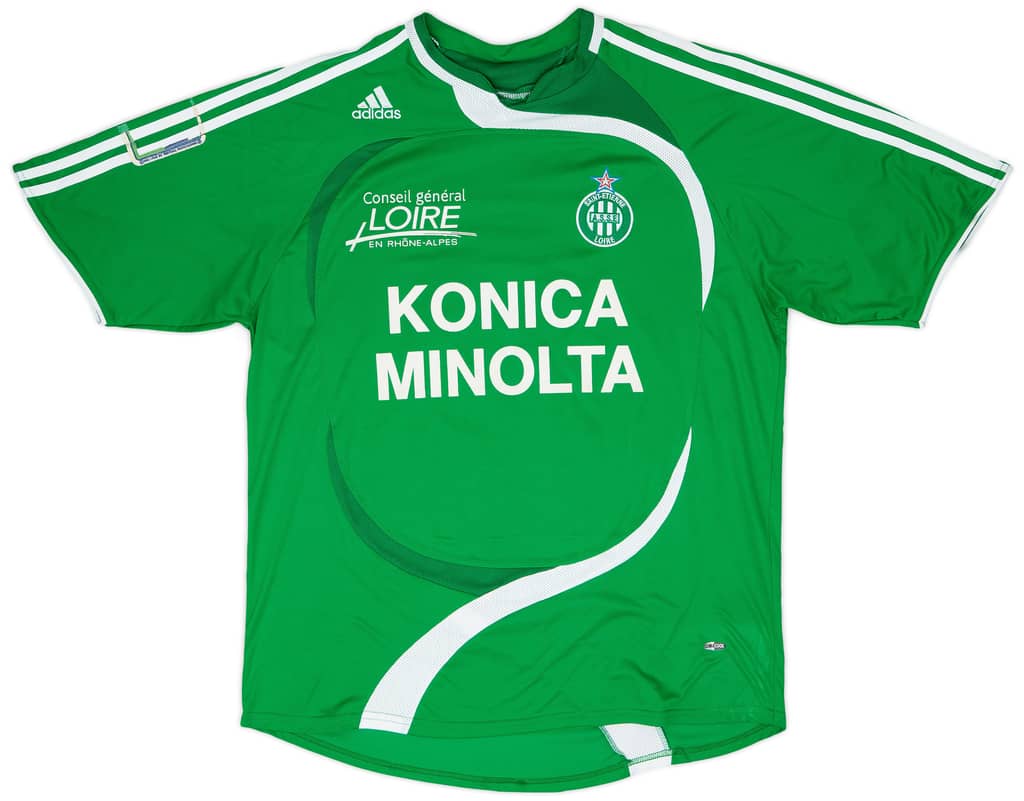2007-08 Saint Etienne Home Shirt Gigliotti #9 - 6/10 - (XL)