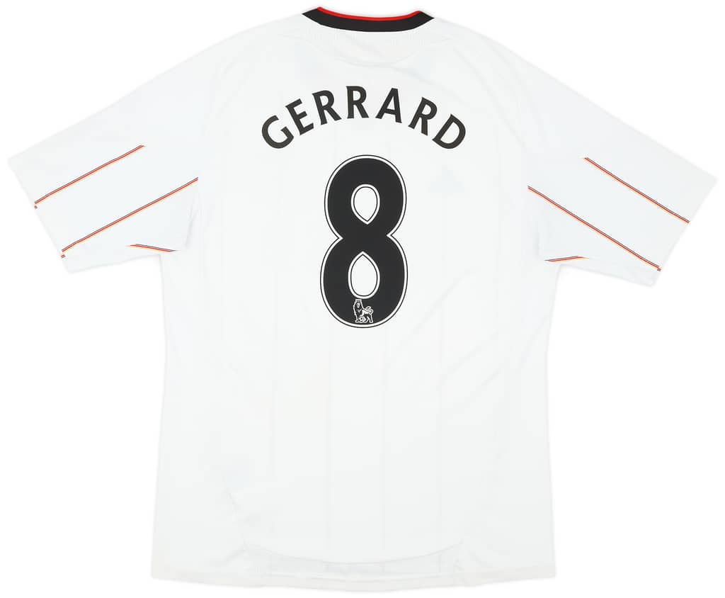 2010-11 Liverpool Away Shirt Gerrard #8 - 6/10 - (M)