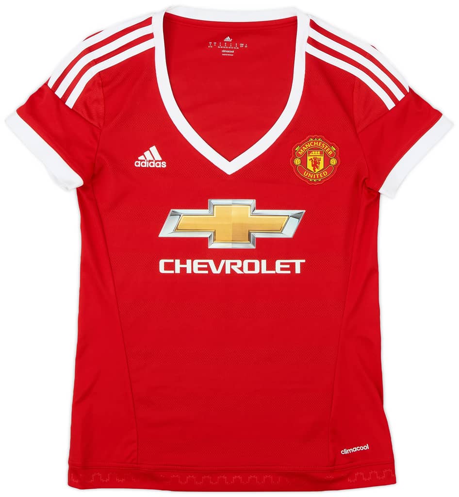 2015-16 Manchester United Home Shirt Blind #17 - 9/10 - (Women's S)