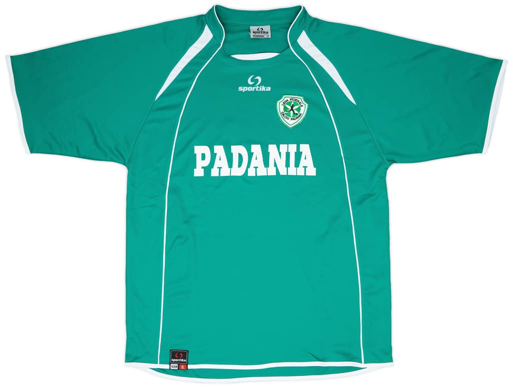 2009 Padania Match Issue Signed Home Shirt Ganz #23