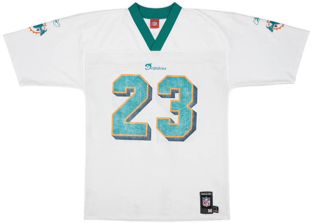 2005-06 Miami Dolphins Brown #23 Reebok Replica Away Jersey - 6/10 - (M)