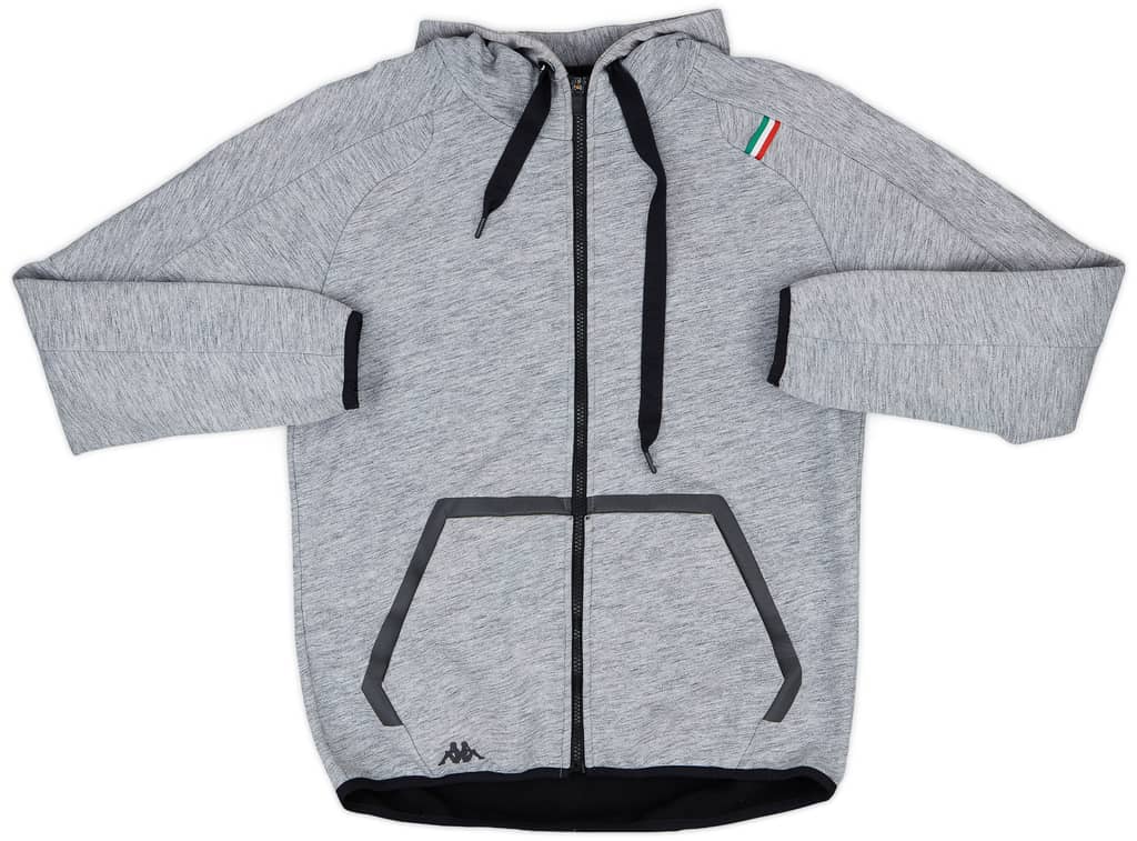 2010s Bianconeri (Juventus) Kappa Hooded Top - 8/10 - (M)