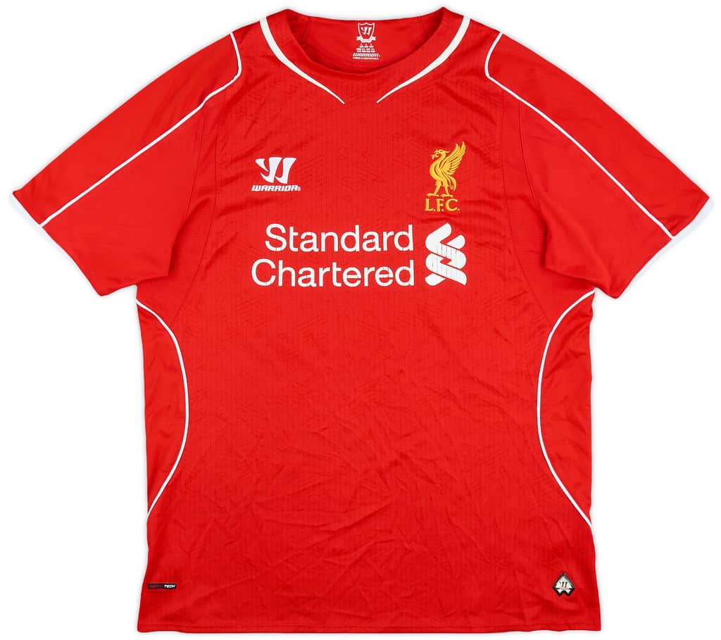 2014-15 Liverpool Home Shirt Gerrard #8 - 6/10 - (L)