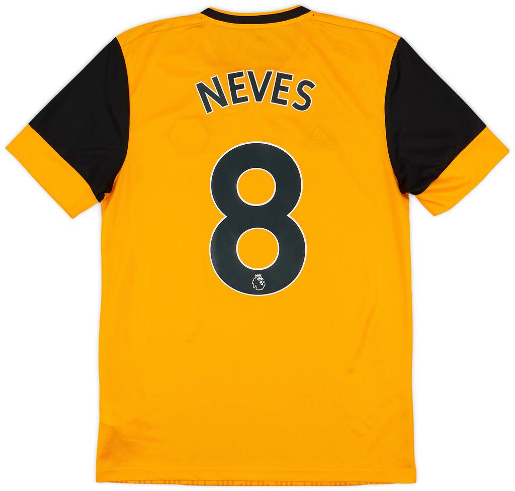 2020-21 Wolves Home Shirt Neves #8 - 8/10 - (S)