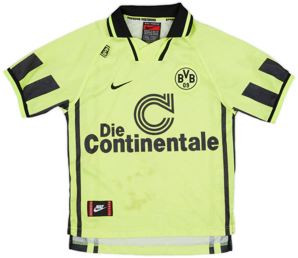 1996-97 Borussia Dortmund Home Shirt - 7/10 - (XS)
