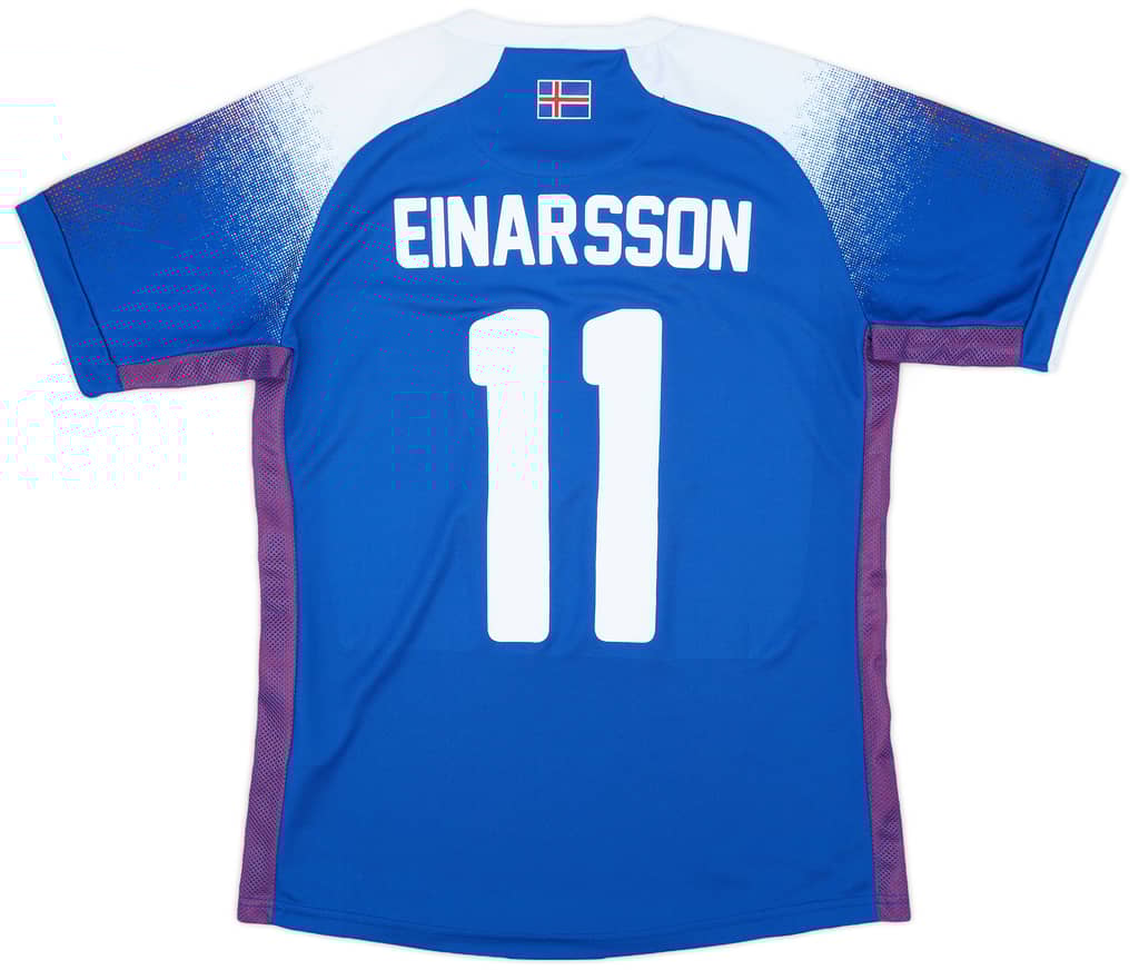 2018-19 Iceland Home Shirt Einarsson #11 - 9/10 - (S)