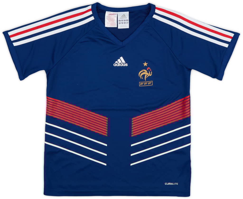 2009-10 France Basic Home Shirt - 9/10 - (M.Boys)