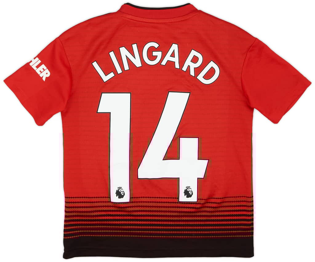 2018-19 Manchester United Home Shirt Lingard #14 - 8/10 - (S.Boys)