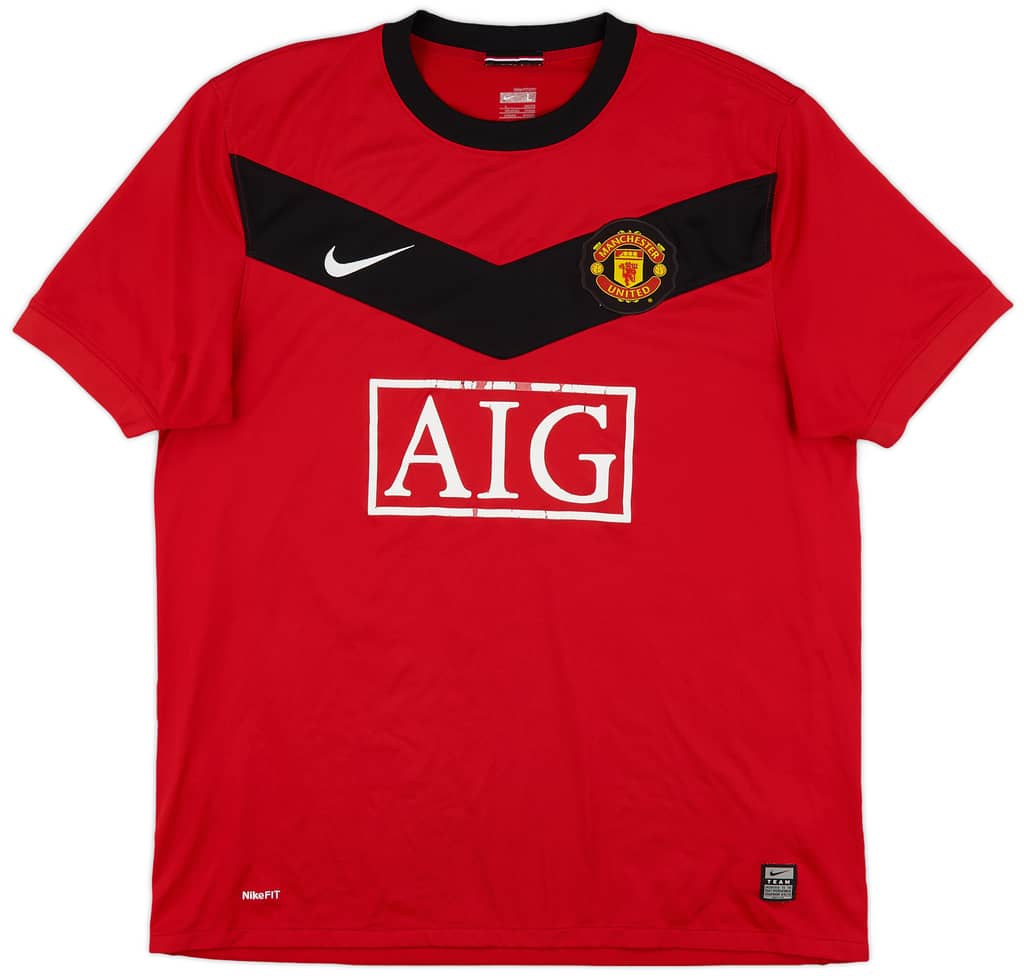 2009-10 Manchester United Home Shirt - 5/10 - (L)