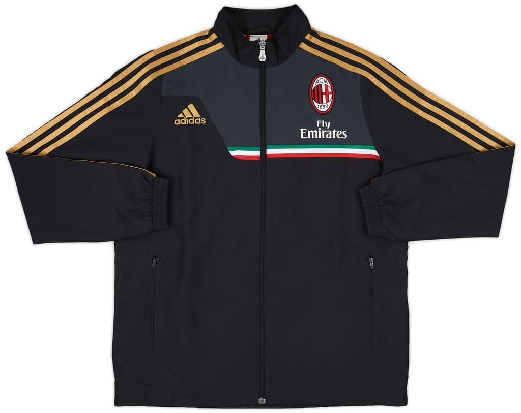 2013-14 AC Milan adidas Track Jacket - 8/10 - (XL.Boys)