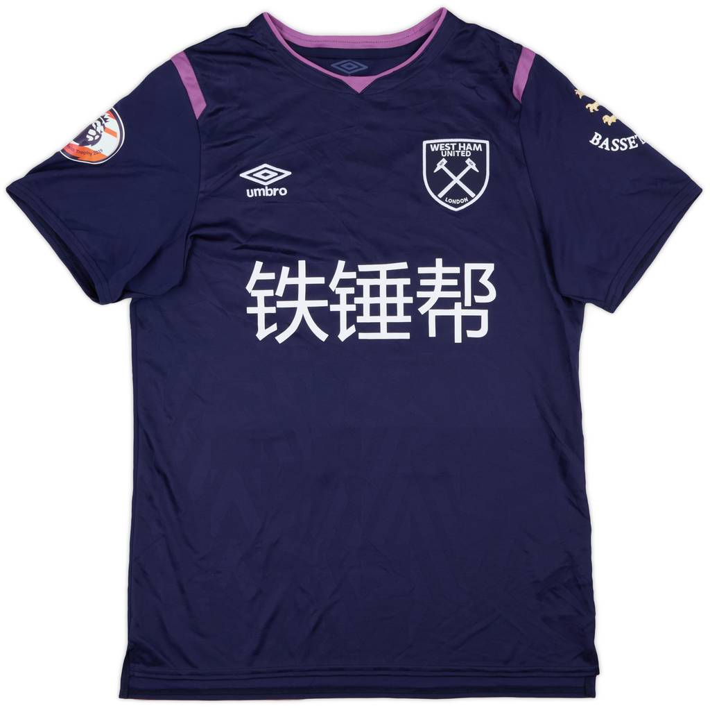 2019-20 West Ham Match Issue Third Shirt C. Sanchez #15